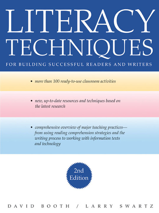 Title details for Literacy Techniques by David Booth - Available